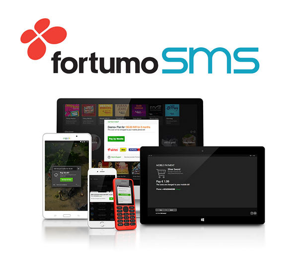 SMS payments through Fortumo