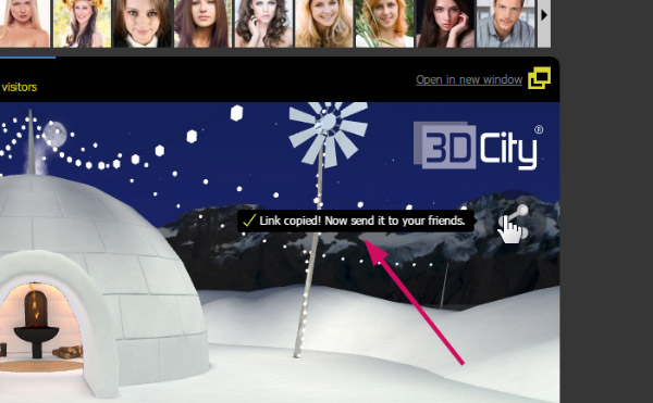 3DCity friend inviter