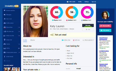 Chameleon dating software